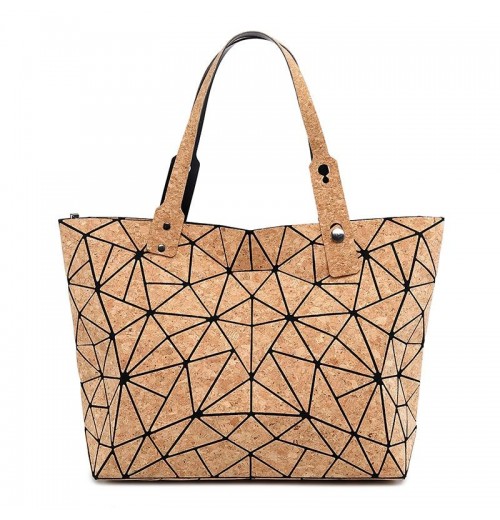 Geometric Print Tote Bag