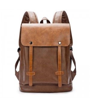 Leather 15 inch Laptop Backpack