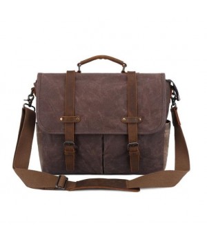 Canvas Messenger Bag for 15 inch Laptop