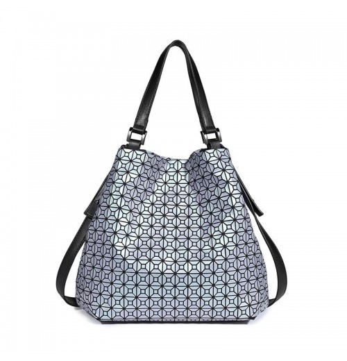 Silver Geometric Bag ERIN