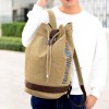 Cotton Canvas Drawstring 15.6 Backpack