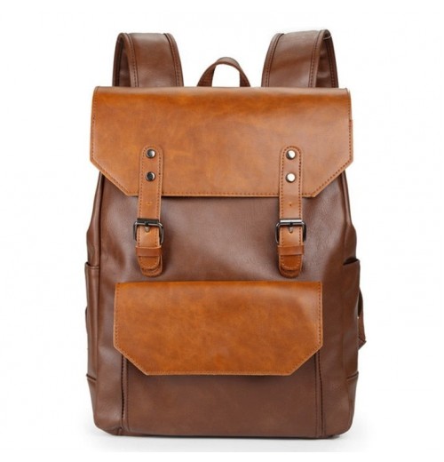 Leather Backpack 15 inch Laptop