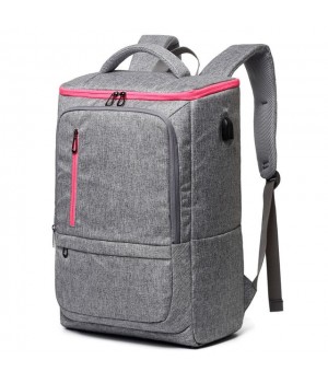 Gray Spend The Night Bag