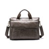 Leather Messenger Bag for 15 inch Laptop