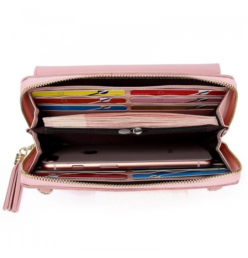 Phone Wristlet Wallet Leather