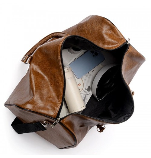 Western Leather Duffle Bag