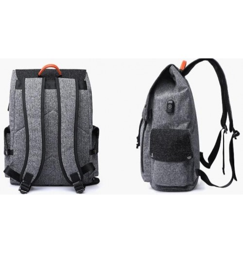 15.6 Inch Backpack With Drawstring And Flap