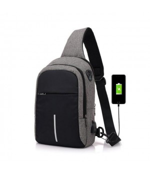 Sling Cross Body Bag With USB Charging Port